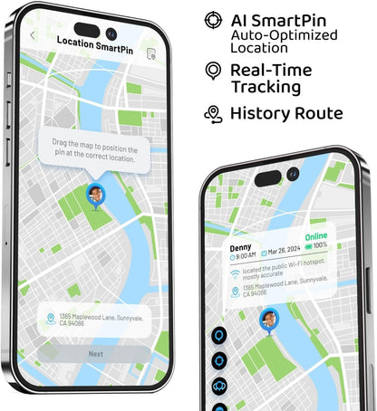 TickTalk5 Cellular Kids Smart Watch with GPS Tracker & Video Calling - Smart Watch for Kids with Parent Apps, SOS & 911 Calling, Real-Time Location Tracking, DND Mode & More - Smart Watch for Kids 3+