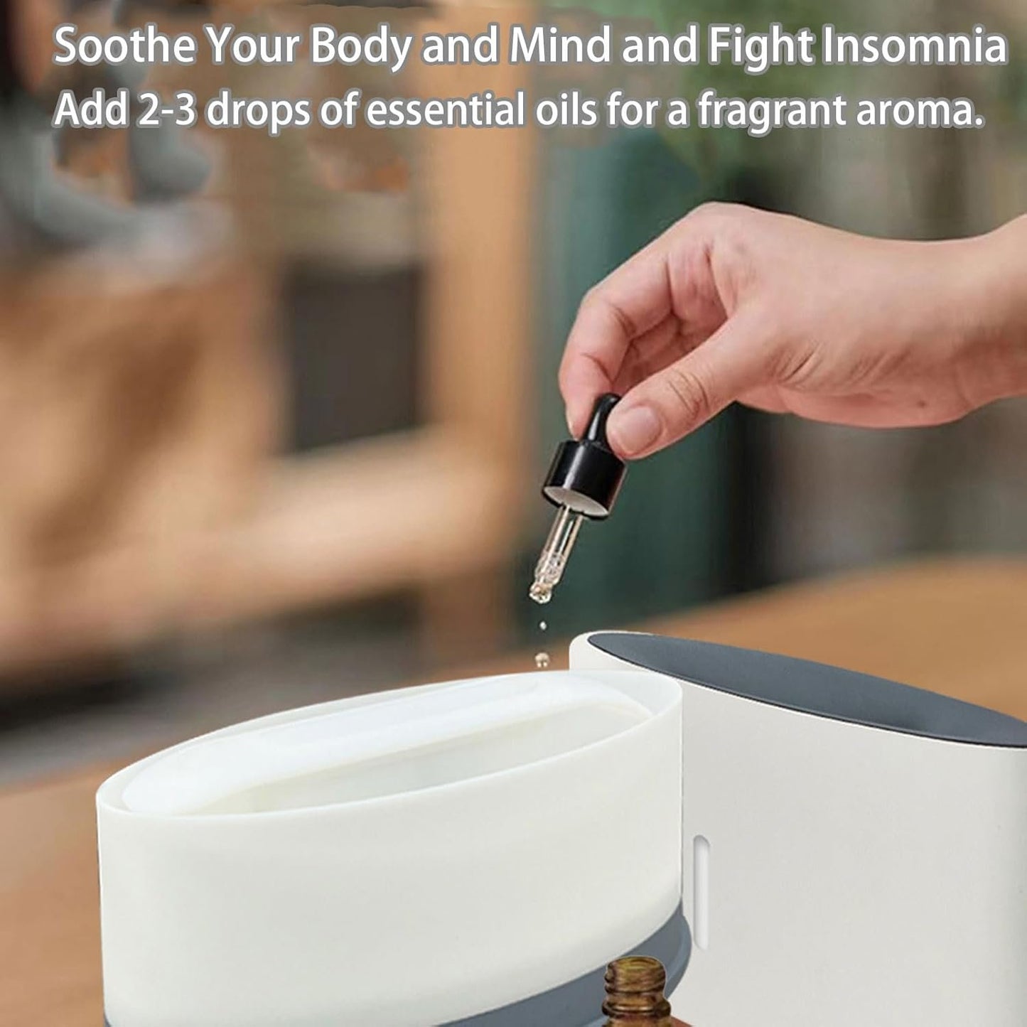 Aromatherapy Humidifier with Flame Effect & Bluetooth Speaker – 200ml Cool Mist Essential Oil Diffuser, Night Light, Remote Control, Auto Shut-Off, Ultra-Quiet for Bedroom, Office, Travel