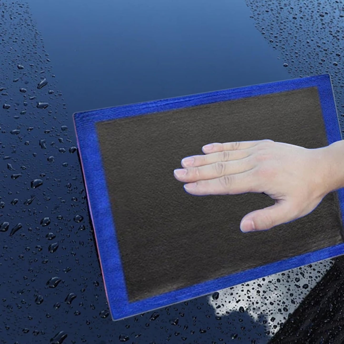 Générique Clays Towel Auto-Detailing, Clay Rag for Car Detailing 2 Sided, Auto Cleaning Accessories, Auto Detailings Alternative Mitt for Motorcycle, Bicycles, Car, 12 x 12 Inches