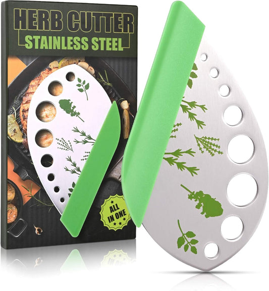 Heb Stripper 9 Holes-Stainless Steel for Oregano,Rosemary,Thyme,Tarragon, Even Kate-Both Peeling and Cutting-1 Pack-Kitchen Gadget