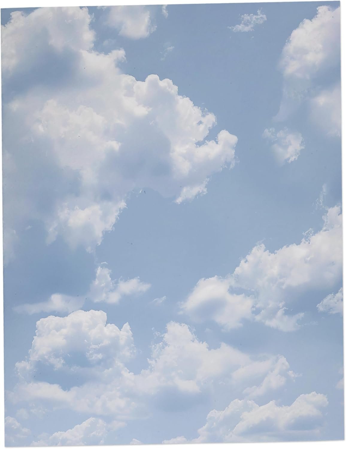 Cloud Stationery Paper - 60 Sheets Decorative Printer Paper for Inkjet/Laser