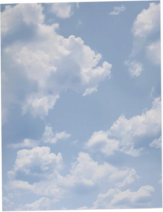 Cloud Stationery Paper - 60 Sheets Decorative Printer Paper for Inkjet/Laser