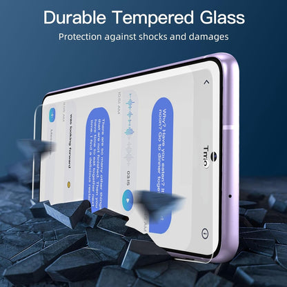 NEW'C 3 Pack Privacy Screen Protector for Samsung Galaxy S21 FE 5G, Enhanced 28-Degree Privacy Angle, Ultra Durable 9H Hardness, Bubble-Free