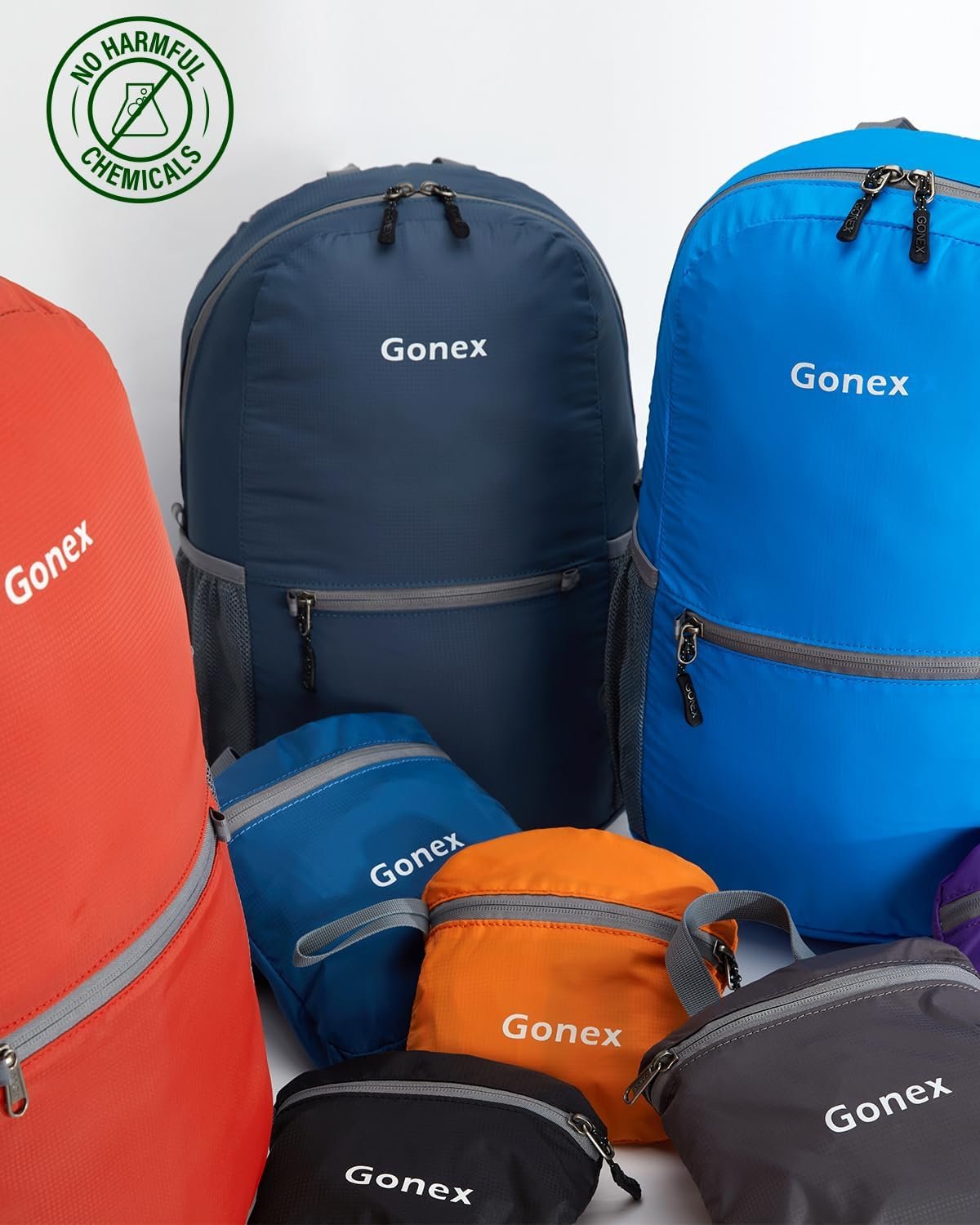 Gonex Ultralight Handy Travel Backpack,Water Resistant Packable Backpack Hiking Daypack Lightweight Foldable Camping Outdoor Travel Cycling School Backpacking 20 Liters 8 Color Choices