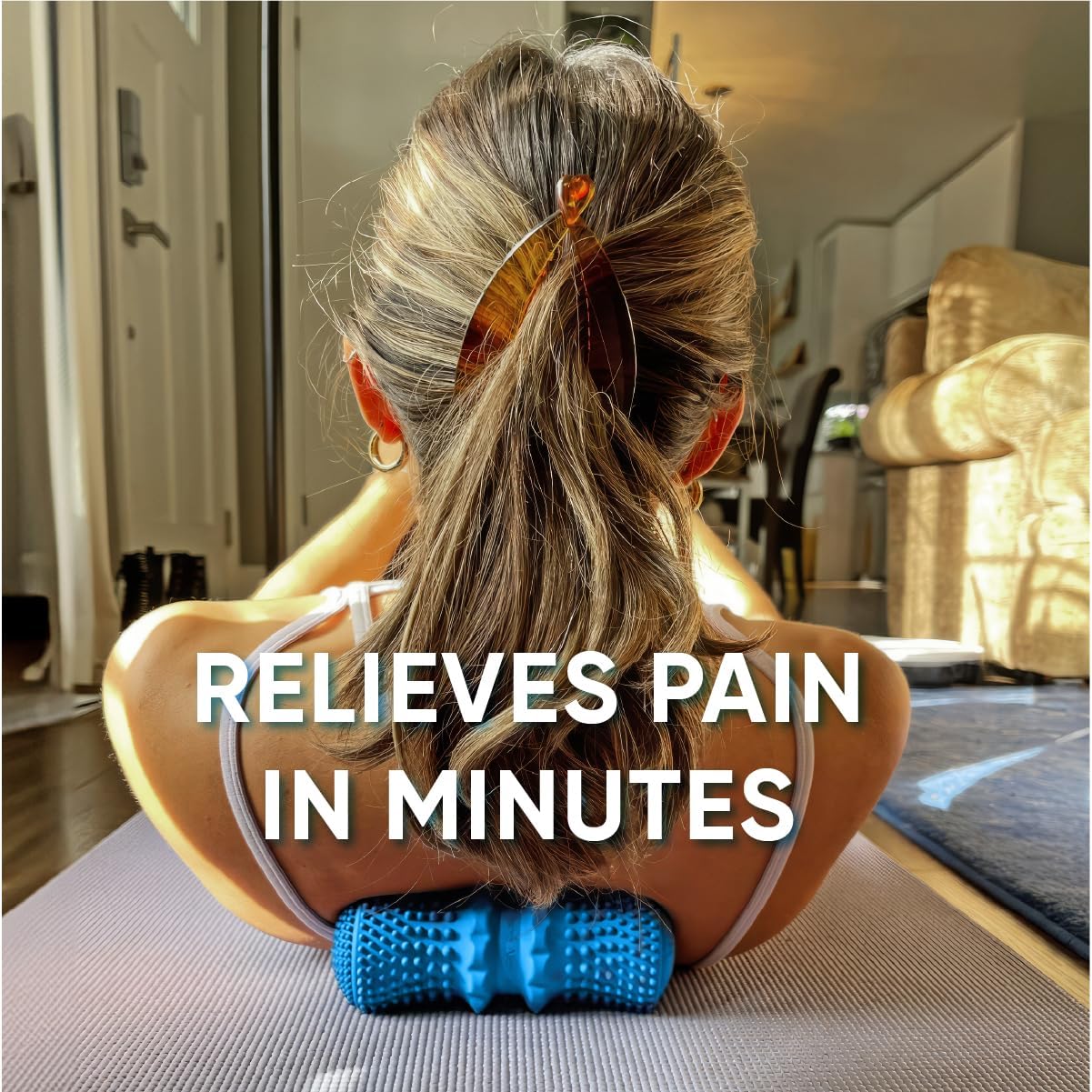 Deep Tissue Massage Roller - Dr. Cohen’s Heatable acuBack for Back & Neck Pain