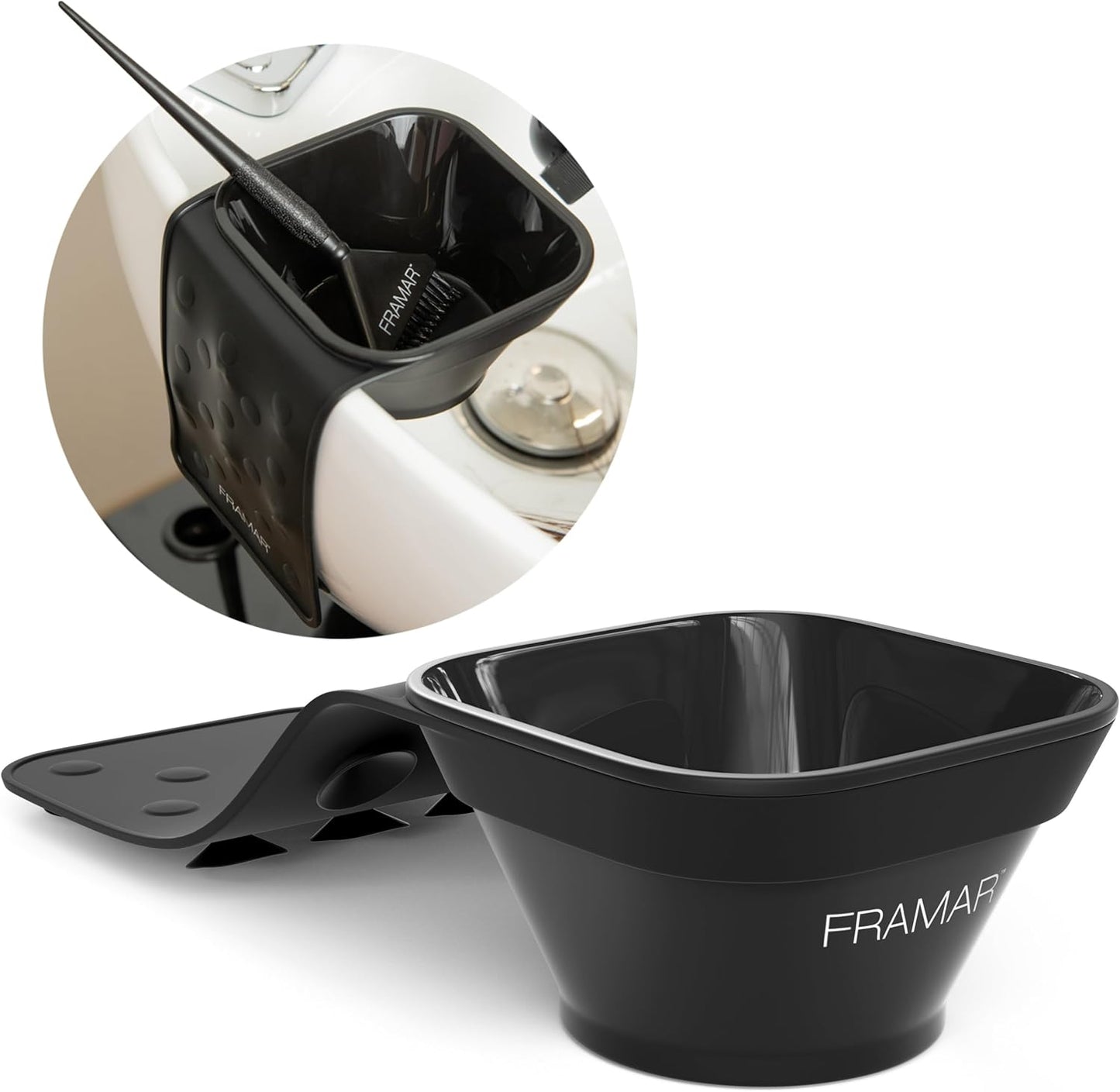 FRAMAR Toning Tub Hair Dye Bowl, Hair Dye Bowl, Hair Dye Bowl, Hair Dye Bowls, Hair Dye, Hairdressing Accessories, Hair Toner Bowl – 2 Pieces