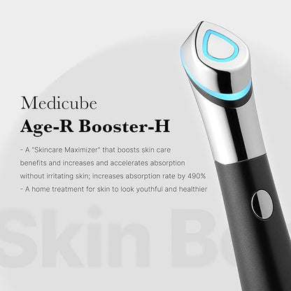 medicube Booster H - Korean Skincare Tool - Facial Glow Booster for Maximizing and Boosting Skin Care Absorption - Needle Free
