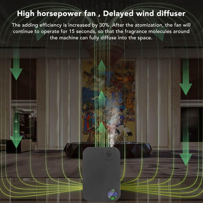 Smart Scent Air Machine, Automatic Humidifier Timing Function Touch Control 150㎡ Commercial Essential Oil Diffuser for Home Apartment Office Hotel Spa (US Plug)