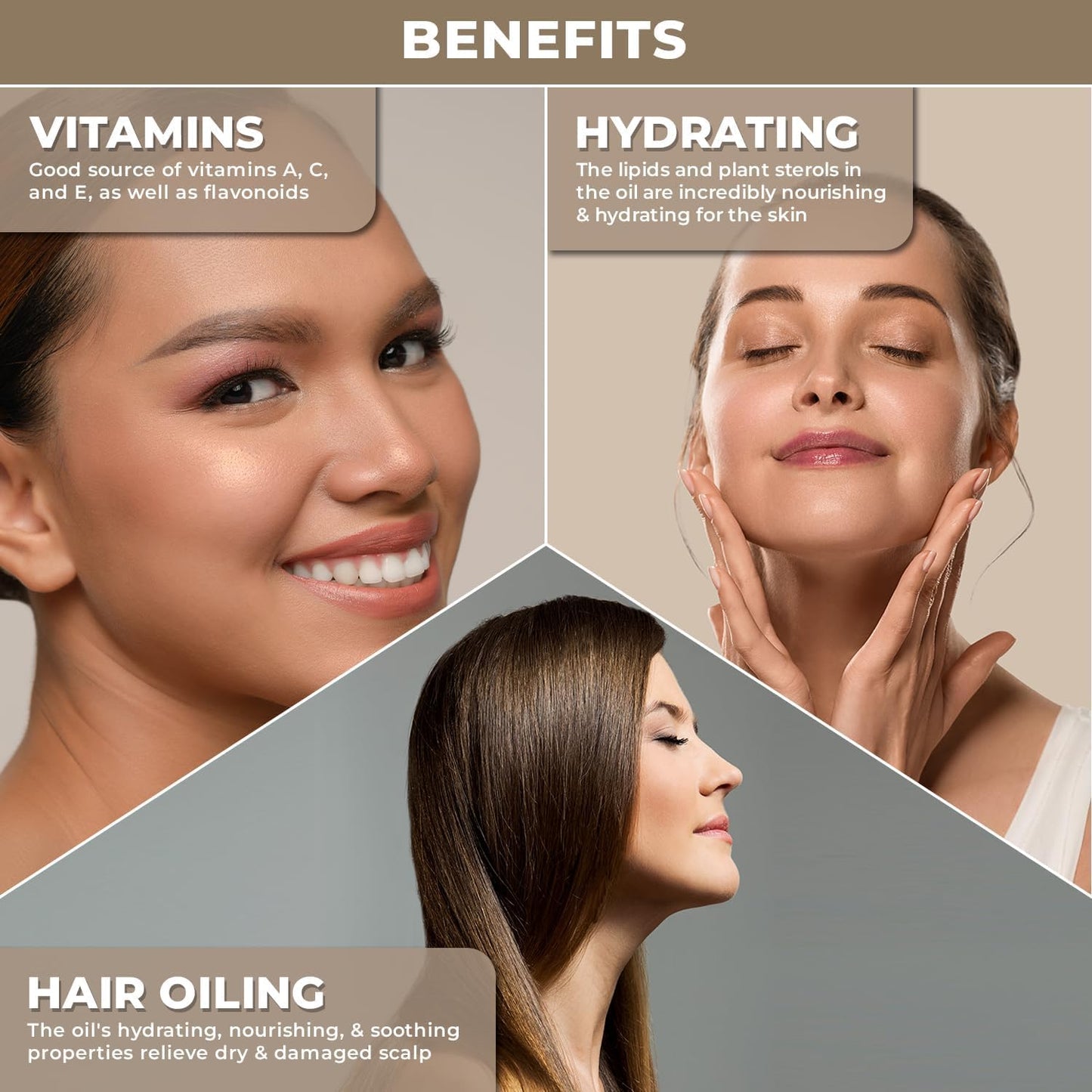 Plant Based Organic Sea Buckthorn Oil - Natural Moisturizer for Radiant Skin, Rich in Omega 7 - Cold Pressed and Pure SeaBuckthorn Oil for Face, Skin and Nails