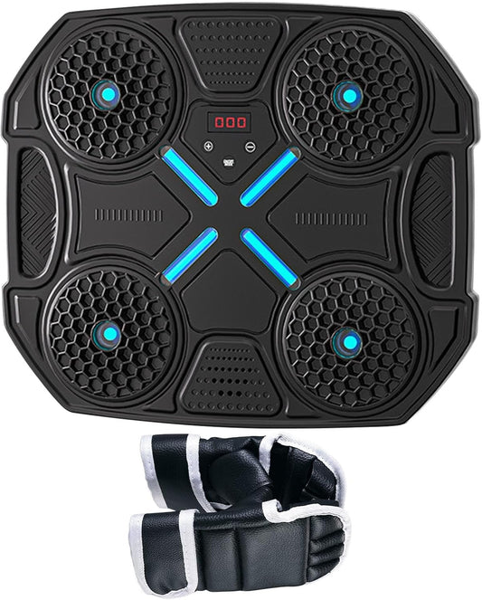 Attrezzatura da boxe high-tech, Allenatore di punzonatura integrato con musica, Punzonatrice per fitness, di boxe intelligente con guanti, Macchina da boxe con display musicale, Punzonatrice