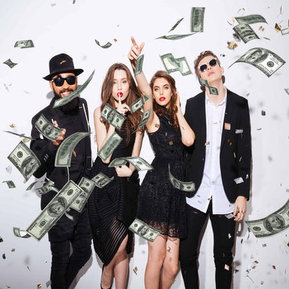 Money Game, Cash Toy for Children, Copy Money, Real Size Fake Dollar, Casino Accessories, Cash Film Play Toy, 120 Pieces, (20 x 1$, 5$, 10$, 20$, 50$, 100$)