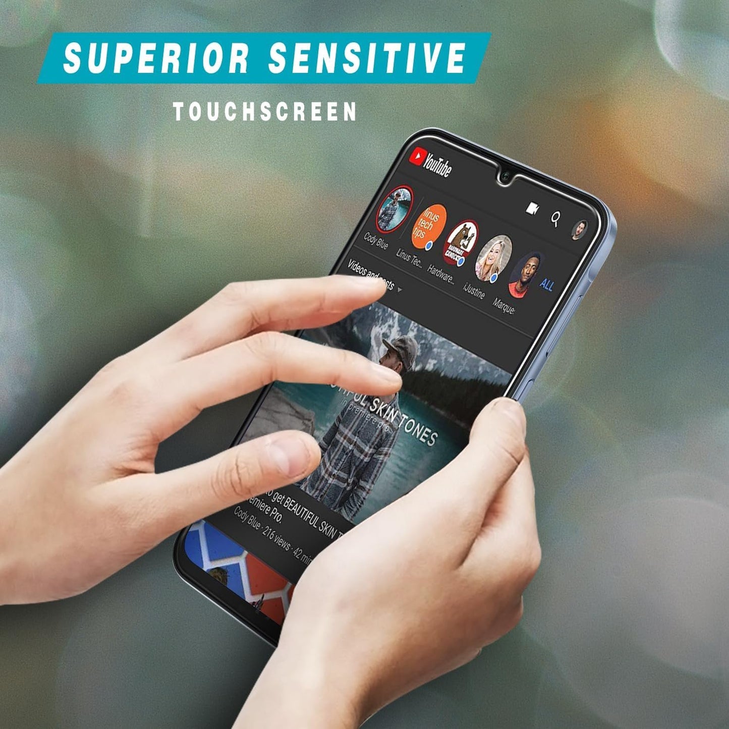 Bencuku (2 Pack) Designed for Samsung Galaxy A15 5G / 4G 6.5-Inch Tempered Glass Screen Protector, HD Clear, Anti Scratch, Bubble Free