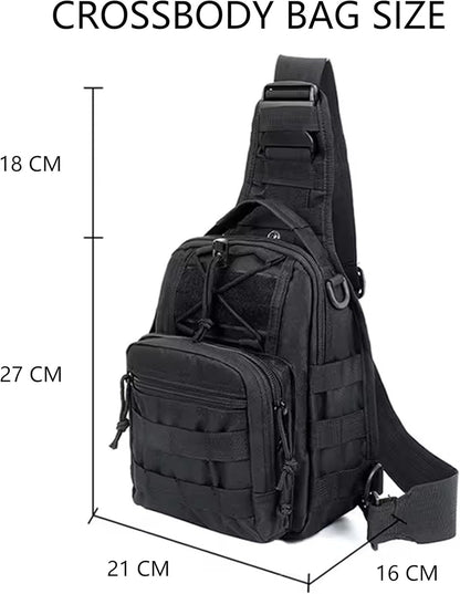 Outdoor Tactical Sport Bag Sling Shoulder Portable Cycling Camping Fishing Backpack