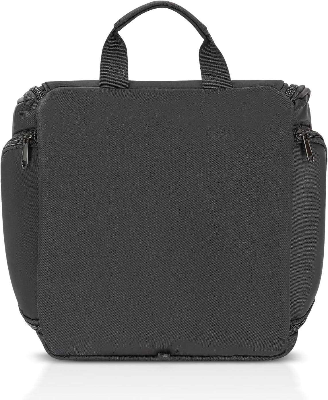 SEEKR Hanging Travel Toiletry Bag, Makeup Organiser, Expandable Compartments and Removable Pouches, for Toiletries, Cosmetics and Travel Essentials, Ideal for Luggage, Camping, Beach or Home (Black)