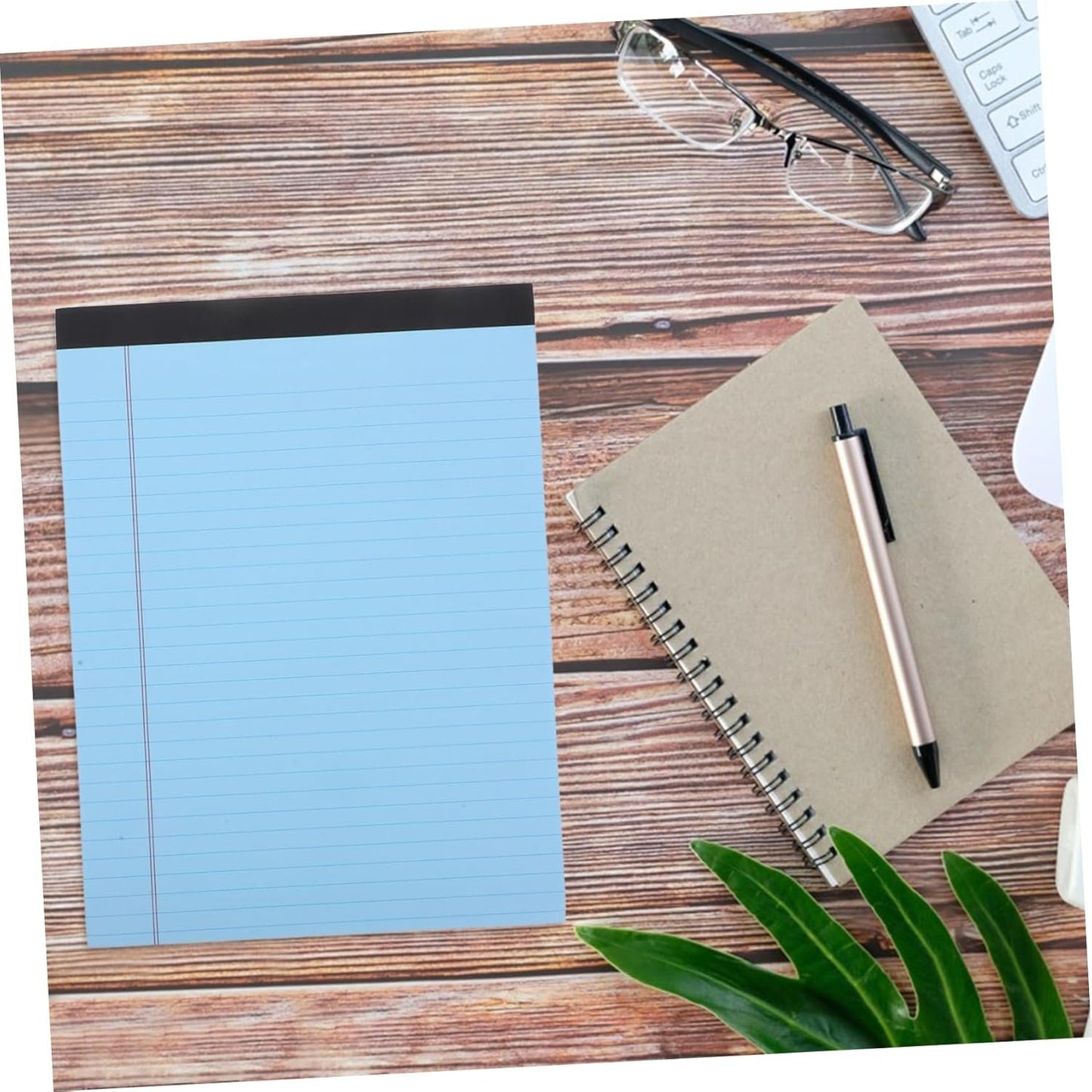FONDOTIN 4pcs Legal Notepads Wide Ruled Memo Pads for School Office for Quick Notes Smooth for Writing Notebooks for Home Study