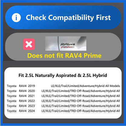 AutoQi For 2019-2025 Toyota RAV4 Trunk Hidden Storage Box, SUV Insert Cargo Rear Hatch Organizer, Extra Space fits RAV4 LE XLE XSE TRD Hybrid Under Cargo Floor Storage Accessories