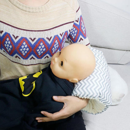 ORALEAF Arm Pillow - Cozy Cradle Nursing Pillow for Breastfeeding, Soft Head Support Pillow,Perfect Comfort for You and Your Baby