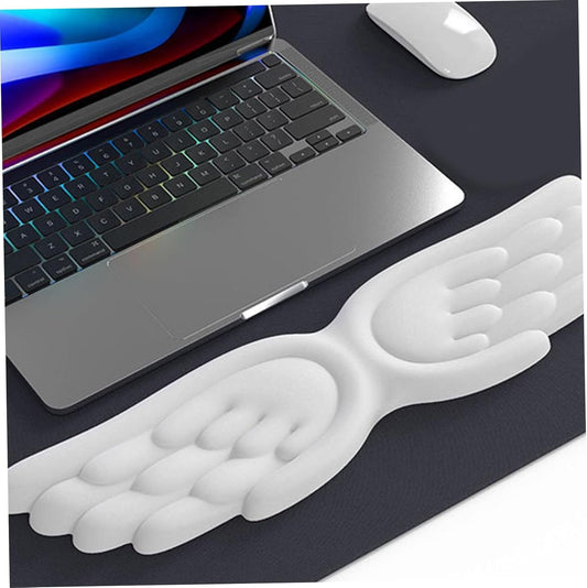 Angel Keyboard Wrist Rest for Office and Gaming, Use Ergonomic Wrist Rest Keyboard Desk Support Laptop Support Arm Computer Enthusiasts,
