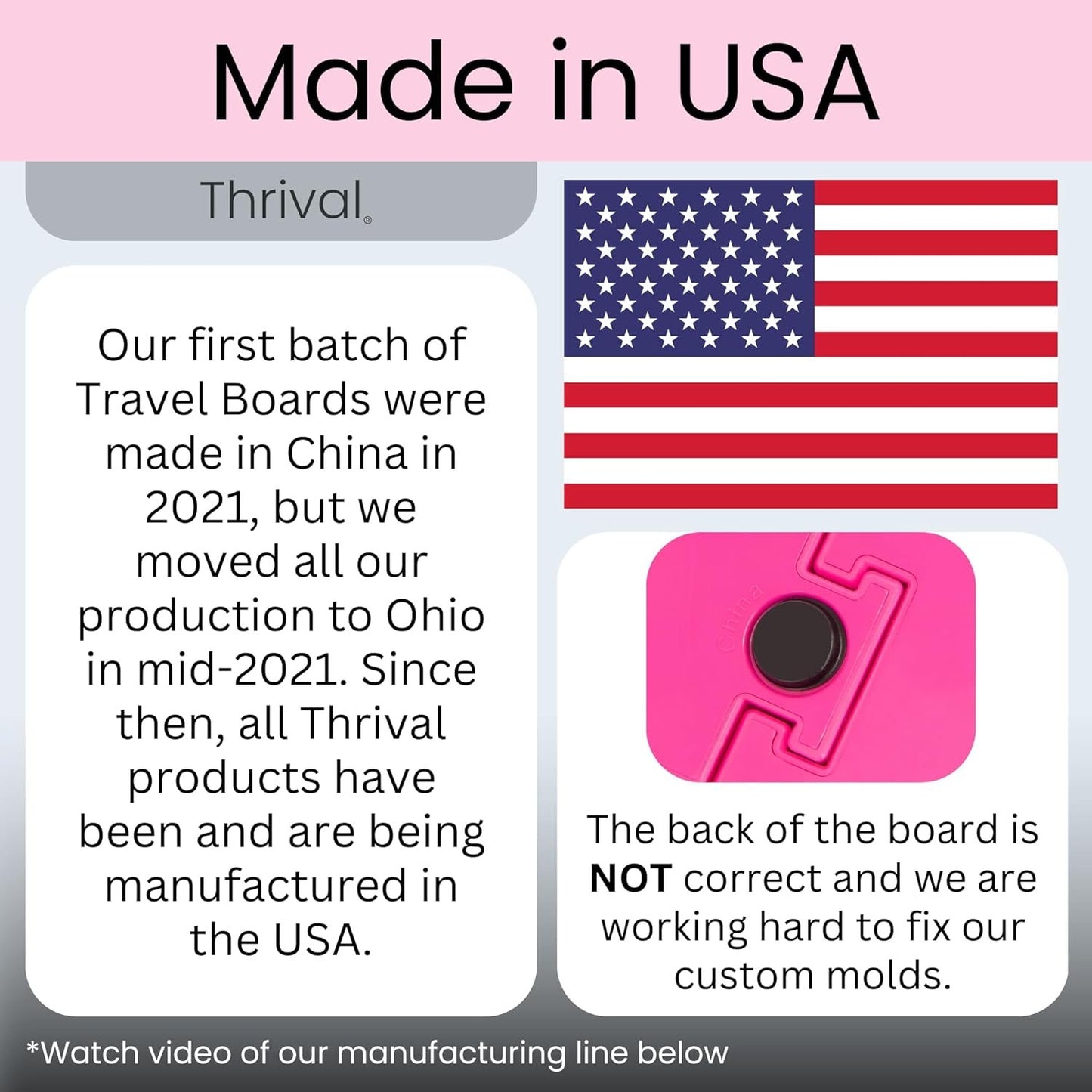 Thrival Wave - Fully Adjustable Psoas, Back and Hip Flexor Muscle Release Tool for Deep Tissue, Trigger Point Massage (Pink) – Made in USA