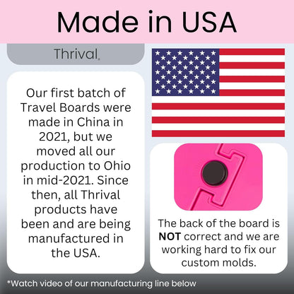 Thrival Wave - Fully Adjustable Psoas, Back and Hip Flexor Muscle Release Tool for Deep Tissue, Trigger Point Massage (Pink) – Made in USA