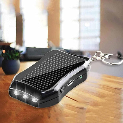 Powers Bank - Solar Charger Powers Bank | 1500mAh Portable Battery, Fast Charging Waterproof Keychains Unit with Bright Flashlight for RV Travel, Camping, Survival Gear, Tablets, Smartphones