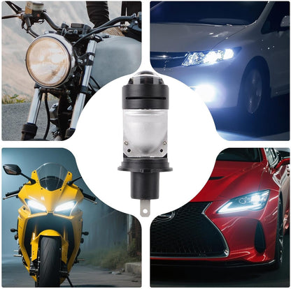 Ghjkldha Motorcycle LED Lights, Driving Light Kit, High Brightness Output, Direct Plug-In Design, Motorbike Accessory, Ideal for Safe Riding and Long Distance Travel