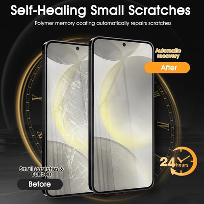 DYNASCO 3 Pack Privacy Screen Protector Compatible with Samsung Galaxy S23 FE, Anti-Spy TPU Hydrogel Protective Film for Samsung Galaxy S23 FE 5G 6.4" - Support Fingerprint Unlock, Self-Healing