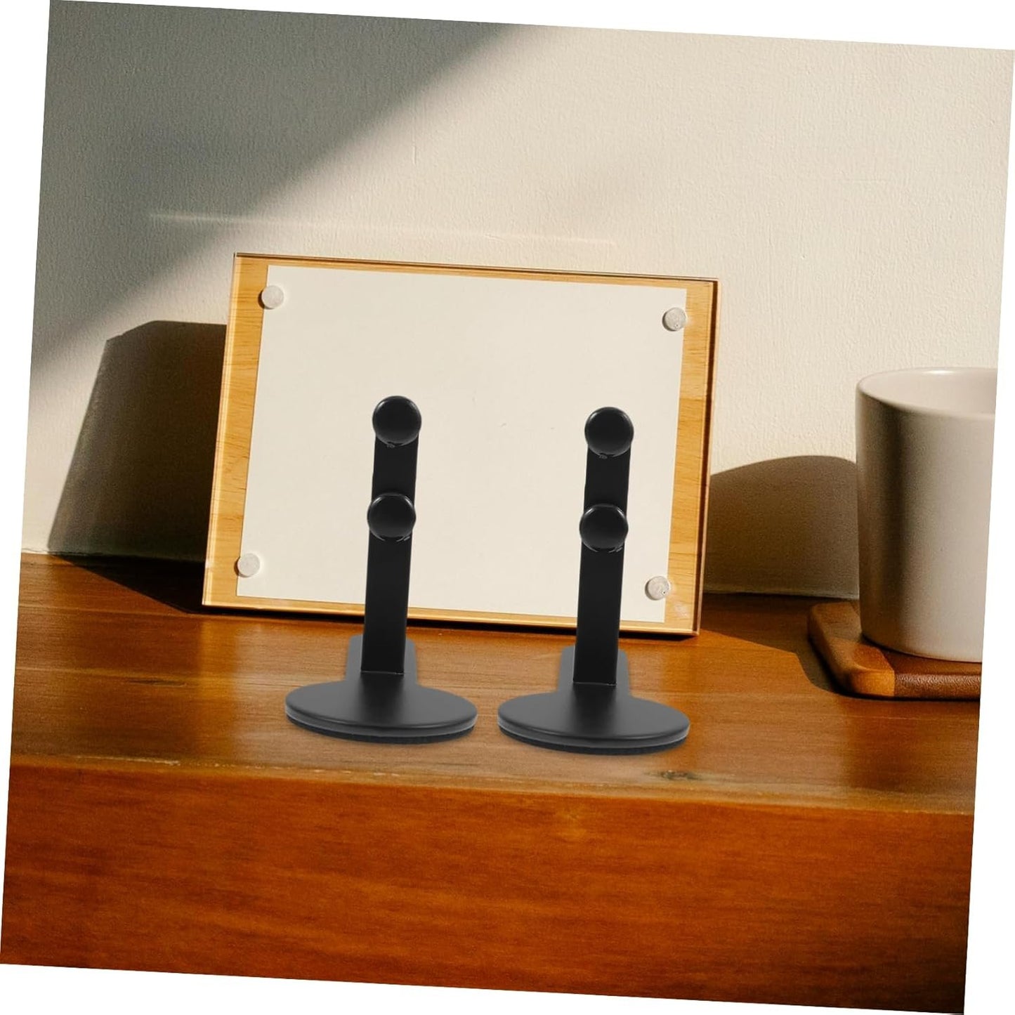 CATIEBYE 1pair Tabletop Pegboard Stand Support Height Display Holder for Pegboard Accessories Easy Installation Vertical Legs for Ergonomic Workspace Organization