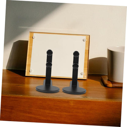 CATIEBYE 1pair Tabletop Pegboard Stand Support Height Display Holder for Pegboard Accessories Easy Installation Vertical Legs for Ergonomic Workspace Organization