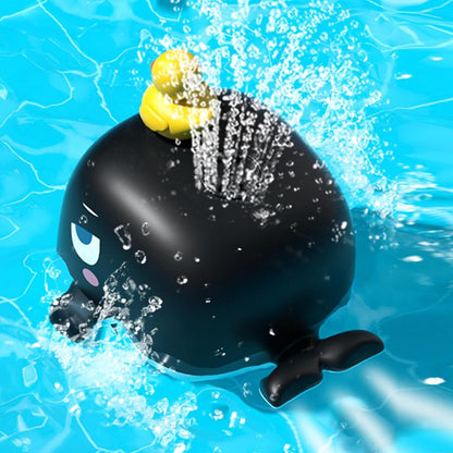 Whale Water Spray Toy, Fun Electric Toys, Interactive Bathtub Supplies Toddler Kids, Outdoor Water Play for Easter Swimming Friends Family Time, Battery Operated, 9.5x10x6.5cm