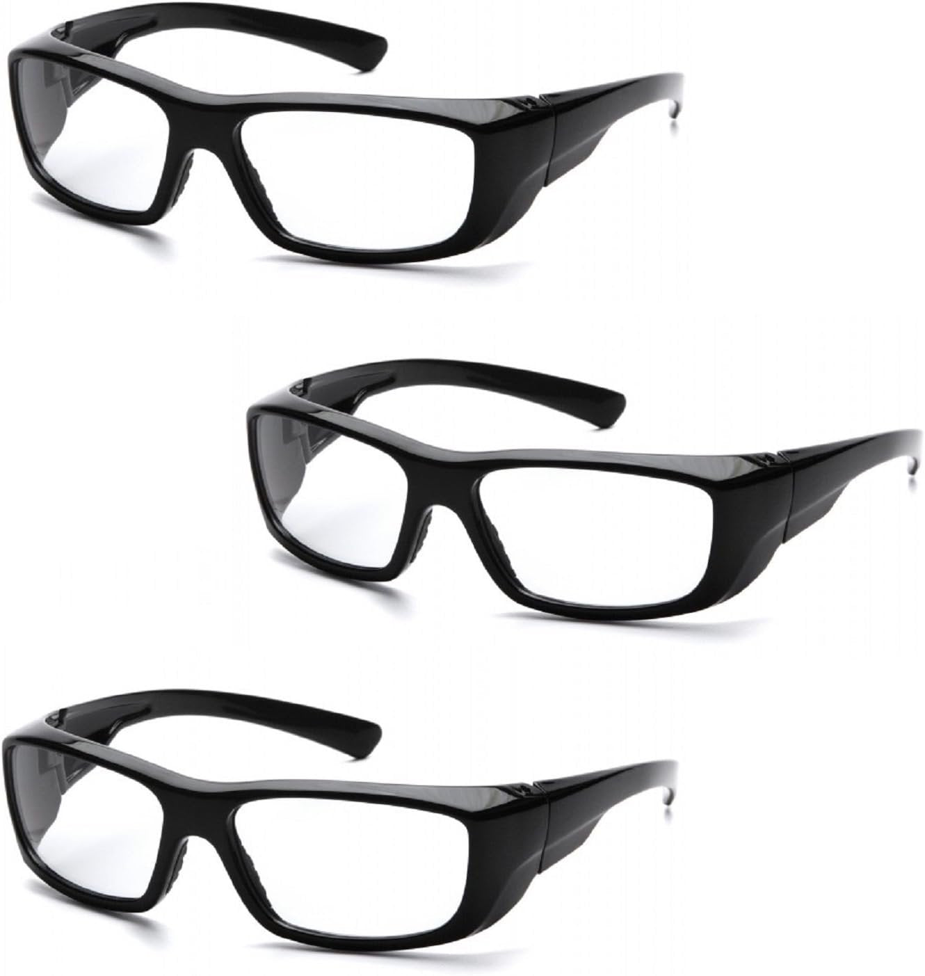 Pyramex Emerge Full Reader Safety Glasses, Clear Lens (3 Pair)