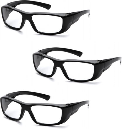 Pyramex Emerge Full Reader Safety Glasses, Clear Lens (3 Pair)