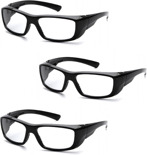 Pyramex Emerge Full Reader Safety Glasses, Clear Lens (3 Pair)