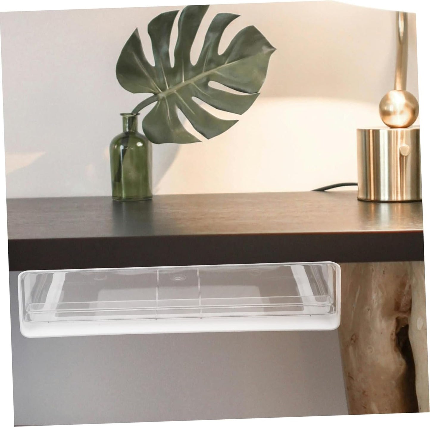 TEHAUX Box Under Desk Storage Drawer Organizer Large Capacity File Cabinet Utensil Drawer for Office Home Dorm Sleek Design for Efficient Workspace Organization
