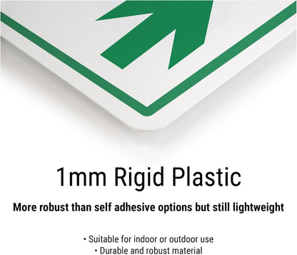 V Safety Longer Term Health Hazards 200 x 200 mm – 1 mm segnale di sicurezza in plastica rigida