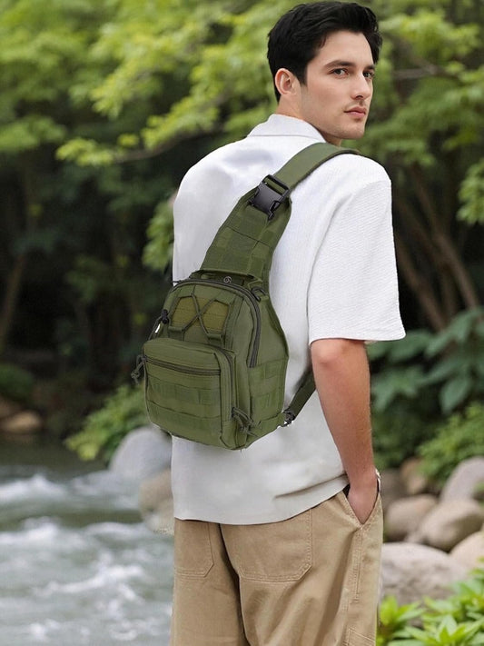 Outdoor Tactical Sport Bag Sling Shoulder Portable Cycling Camping Fishing Backpack