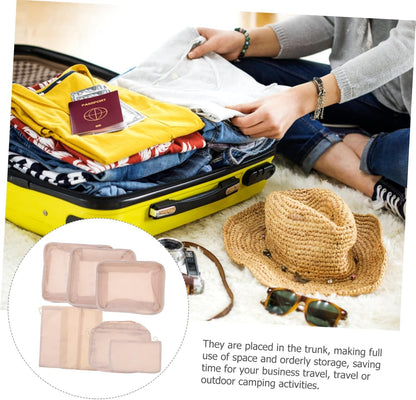 Healeved 1 Set Traveling Packing Organizers Storage Bags for Efficient Luggage Organization Durable for