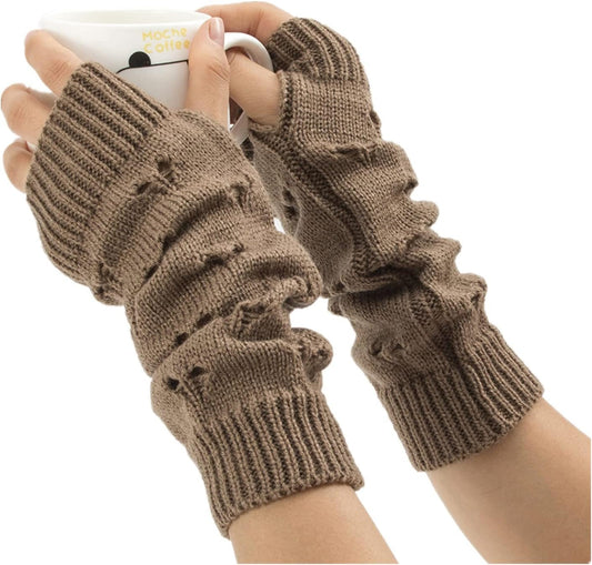 Dalulu Grunge Gloves Fairy Grunge Accessories Ripped Glove Crochet Glove Clothes y2k Fairy Grunge Aesthetic Arm Warmers