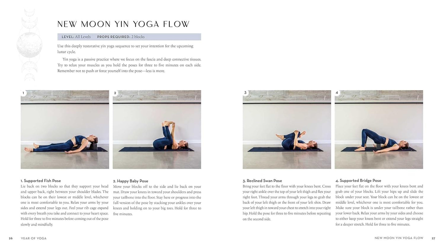 Year of Yoga: Rituals for Every Day and Every Season (Yoga with Kassandra, Yin Yoga, Vinyasa Yoga, Lunar Yoga)