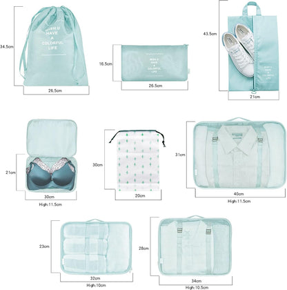 YORFULL 12 Pieces Packing Cubes Compression Travel Organizer, Travel Accessories, Travel Bag, Travel Bag
