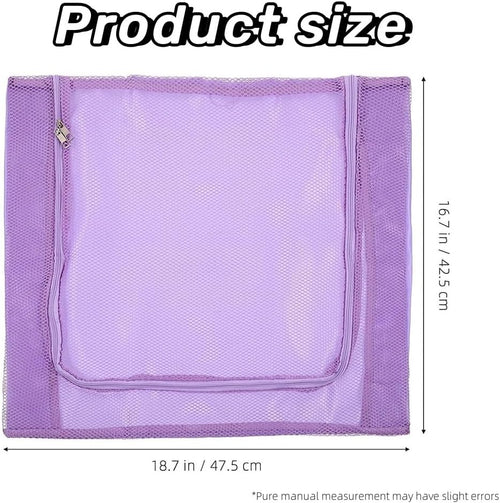 1PC Zipper Mesh Travel Clothes Storage Bag，Foldable Luggage Packing Organizer for Clothing, Perfect for Travel & Home Use, Durable & Compact Design