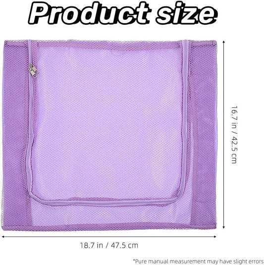 1PC Zipper Mesh Travel Clothes Storage Bag，Foldable Luggage Packing Organizer for Clothing, Perfect for Travel & Home Use, Durable & Compact Design