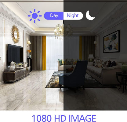 PAISLEYS Security Camera, WiFi Indoor Camera, Cloud and SD Storage, Clear Night Vision, Real Time Recording Security Wireless Surveillance