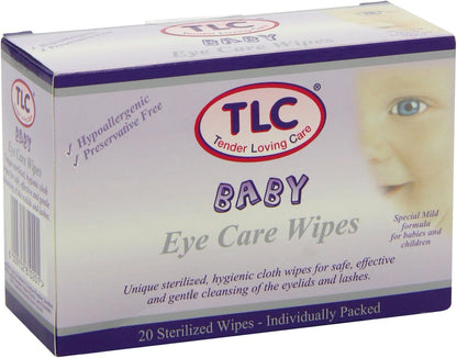 TLC Eye Care Wipes Baby 20's
