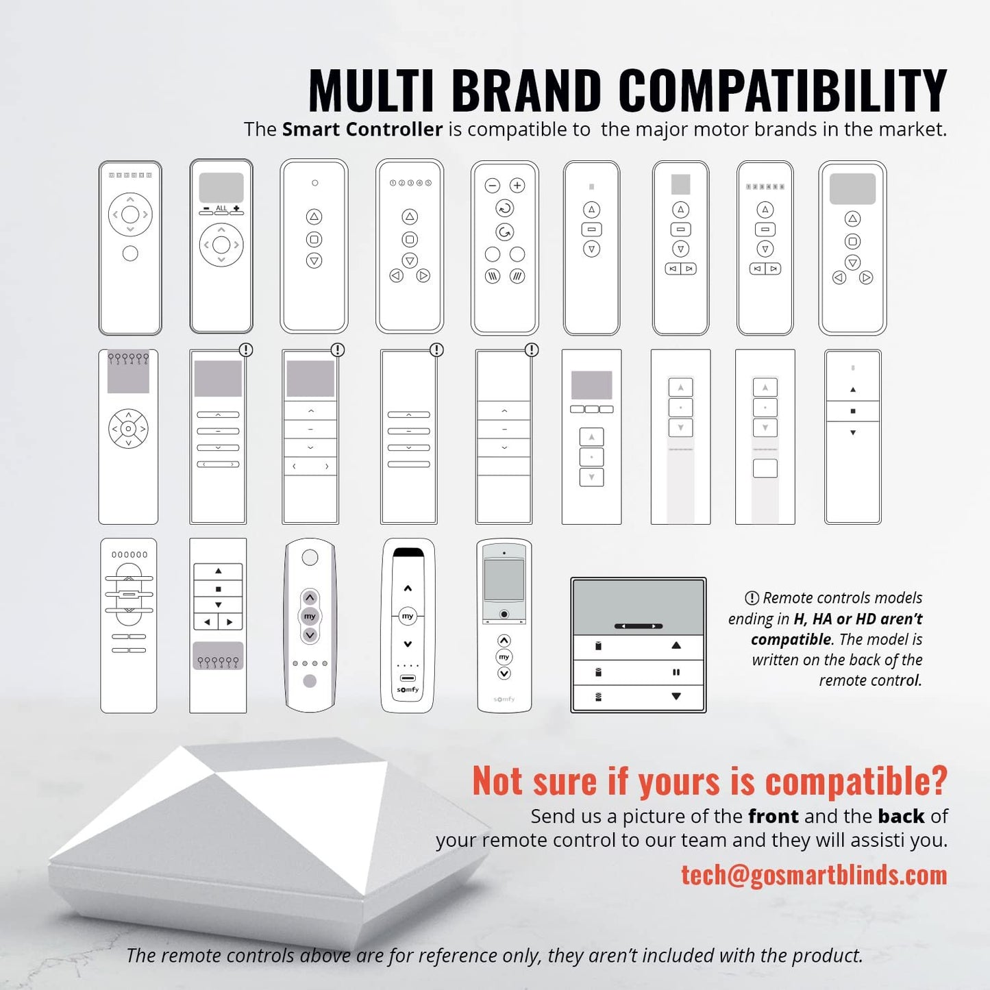 Go Smart Bridge Home Automation Hub for Motorized Blinds Compatible with Alexa, Google Home, IFTTT, Control4, Siri Shortcuts; Remote, App & Voice Control; Powered by Neo Smart Controller