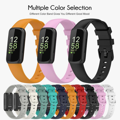Nacorulu Compatible with Fitbit Inspire 3 Bands for Women Men, Soft Silicone Replacement Band for Fitbit Inspire 3 Smartwatch.