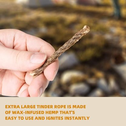 Fire Starter Survival Tool,Ferro Rod Fire Starter Kit & Backpacking Multitool,Flint and Steel,Firestarter Survival,fire Steel