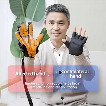 XGXHIN Guanti Robot di Riabilitazione, apparecchiature di Recupero della Funzione della Mano elettrica, per pazienti con Ictus ed emiplegia