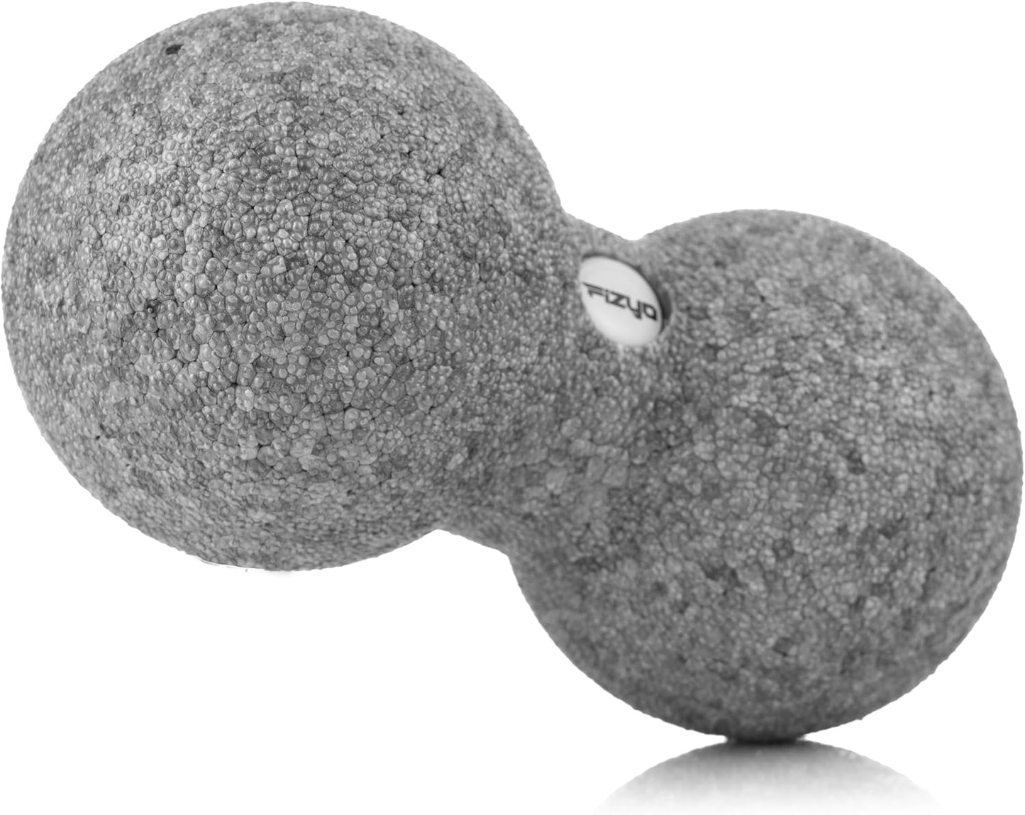 FIZYO Double EPP Massage Ball 16x8cm - Muscle Massager for Back, Neck, Foot and Trigger Point for Physical Therapy, Yoga, CrossFit, Pilates, Recovery and Rehabilitation (Grey)