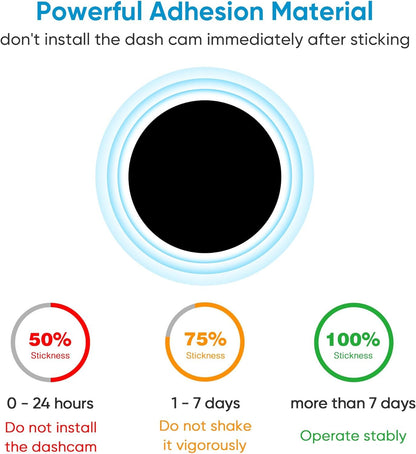 2 PCS Low Profile Adhesive Mount for Garmin Dashcam,for Garmin Dash Cam Mount for Dash Cam Mini 2 Mini 3/45/46/47/55/56/57/65W/66W/67W/X110/X210/X310/Tandem/Speak/Speak Plus